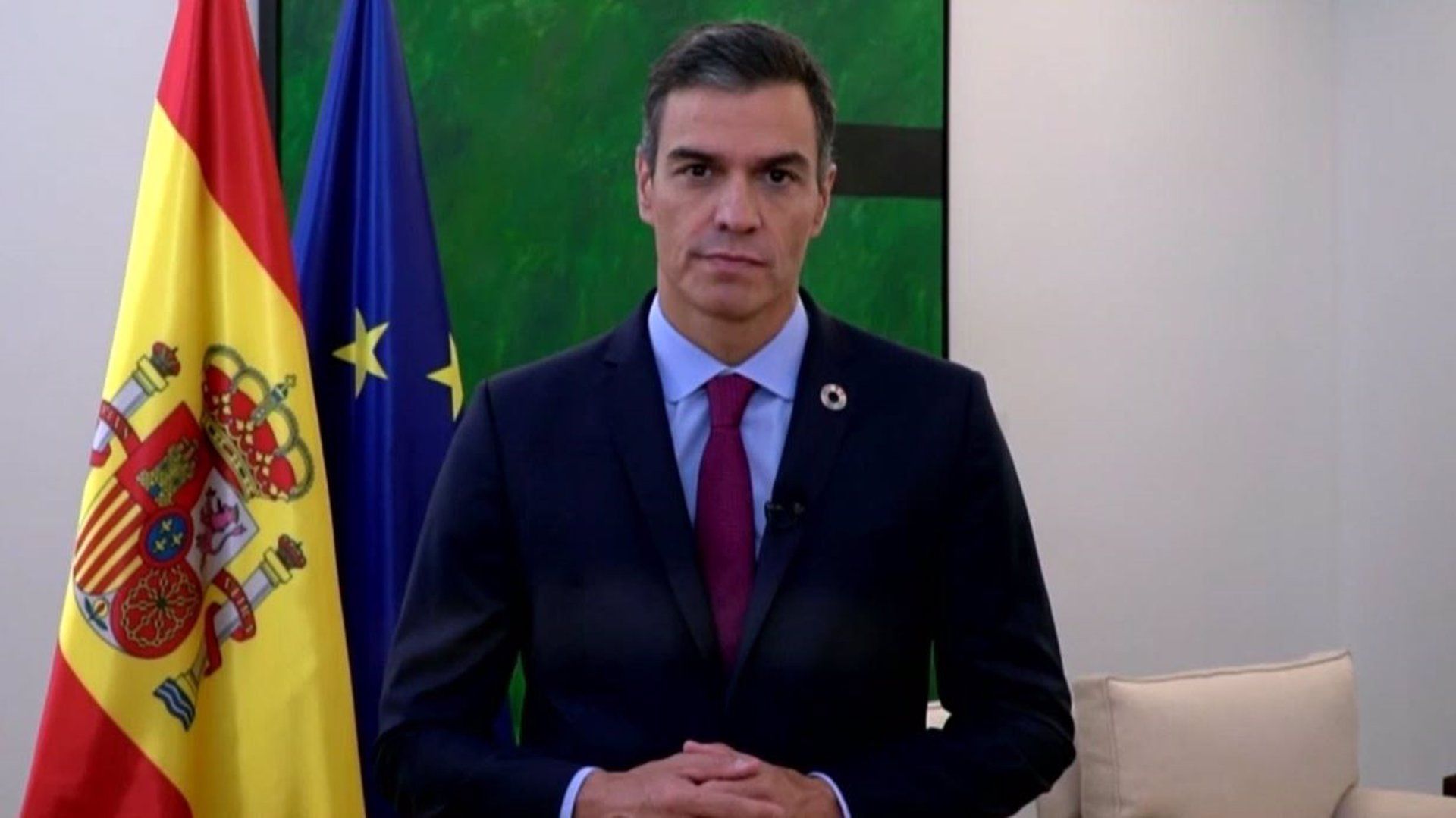 El presidente del Gobierno, Pedro Sánchez, en su intervención en la Cumbre de Naciones Unidas sobre Biodiversidad / Foto: EP