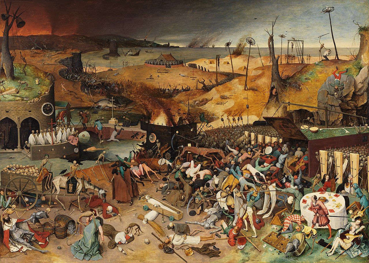 El triunfo de la Muerte, óleo de Pieter Brueghel el Viejo / Imagen: The Conversation