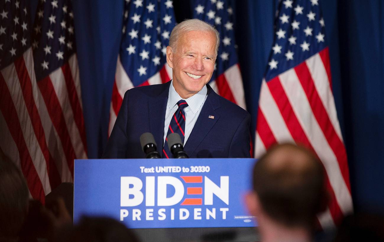 Joe Biden al finalizar la campaña electoral a principios de noviembre / Foto: SINC