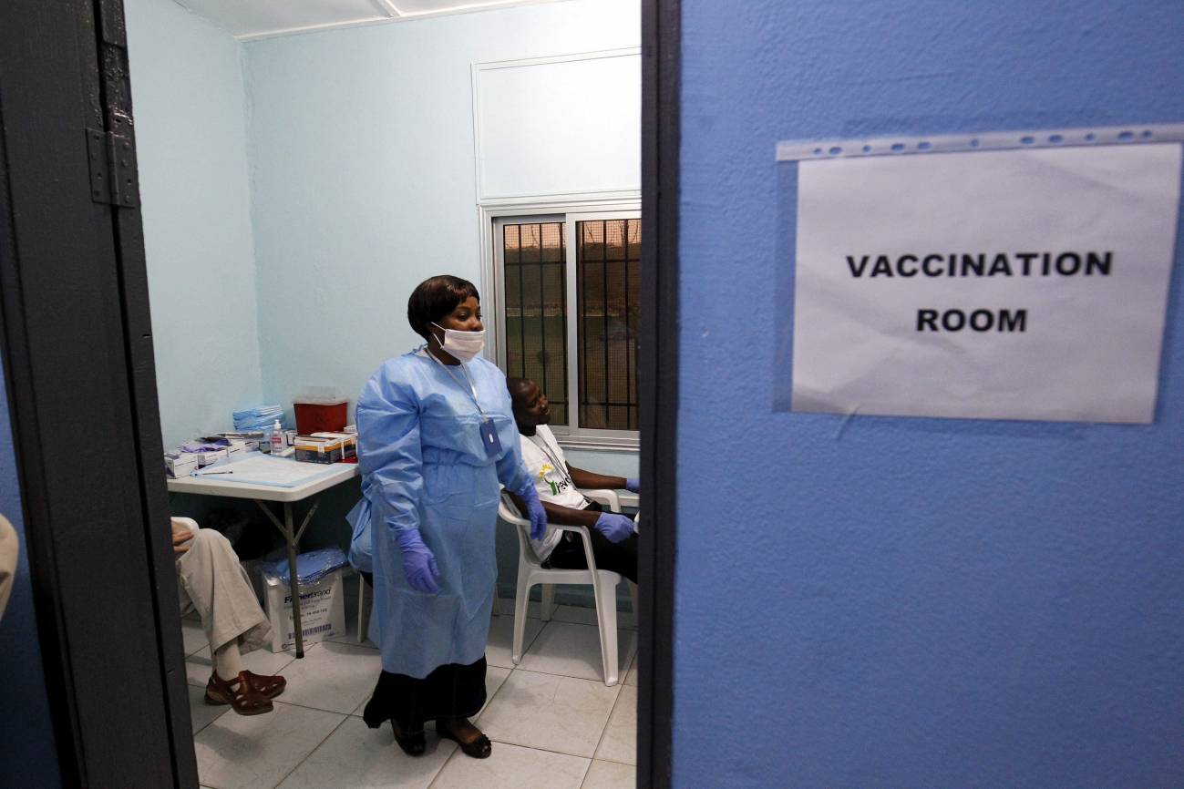 En la imagen, una sala de vacunación contra el ébola en Liberia / Foto: SINC