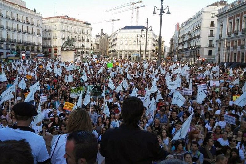 Miles de personas se concentraron el 12 de septiembre en Madrid para pedir la abolición del Toro de la Vega / Foto: PACMA