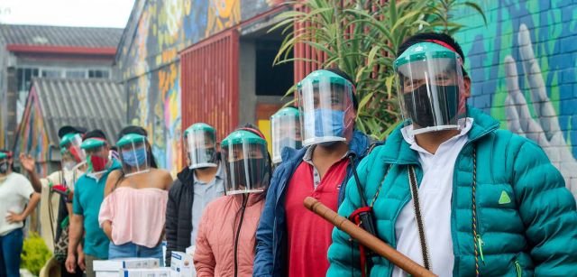 Equipos de bioseguridad entregados a comunidades indígenas / SINC Equipos de bioseguridad entregados a comunidades indígenas / SINC