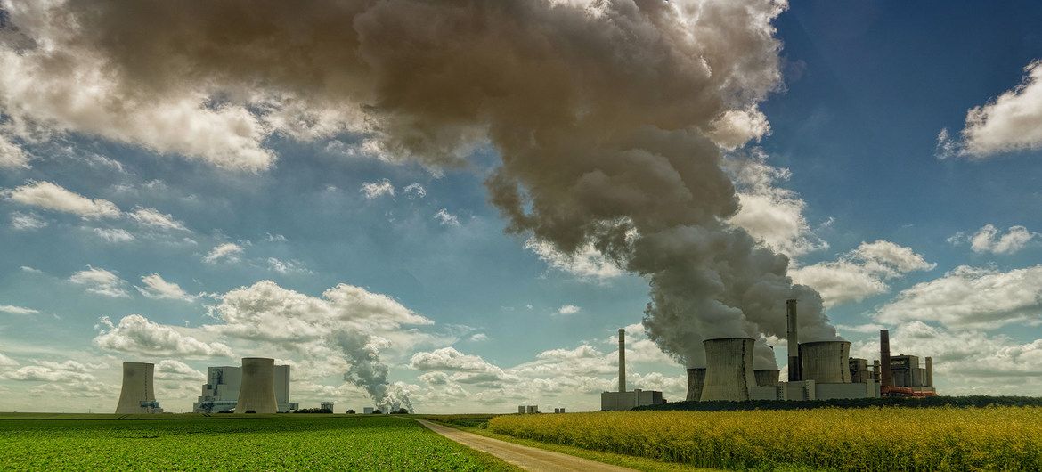 Los niveles de dióxido de carbono en la atmósfera continúan en niveles récord a pesar de las medidas de confinamiento por el COVID-19 / Foto: UN