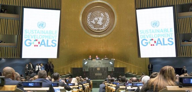El Salón de la Asamblea General durante la Cumbre de las Naciones Unidas de septiembre / Foto: ONU