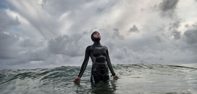 Gemma Vila, plusmarquista nacional de apnea / Foto: La Mujer y la Mar