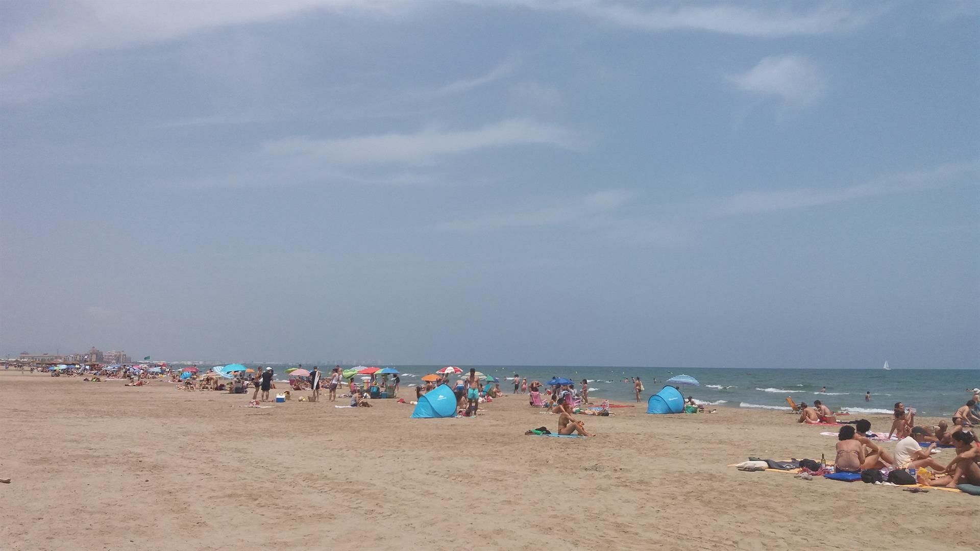 Playa Patacona, una de las playas cerrada en el verano de 2019 por contaminación fecal / Foto: EP