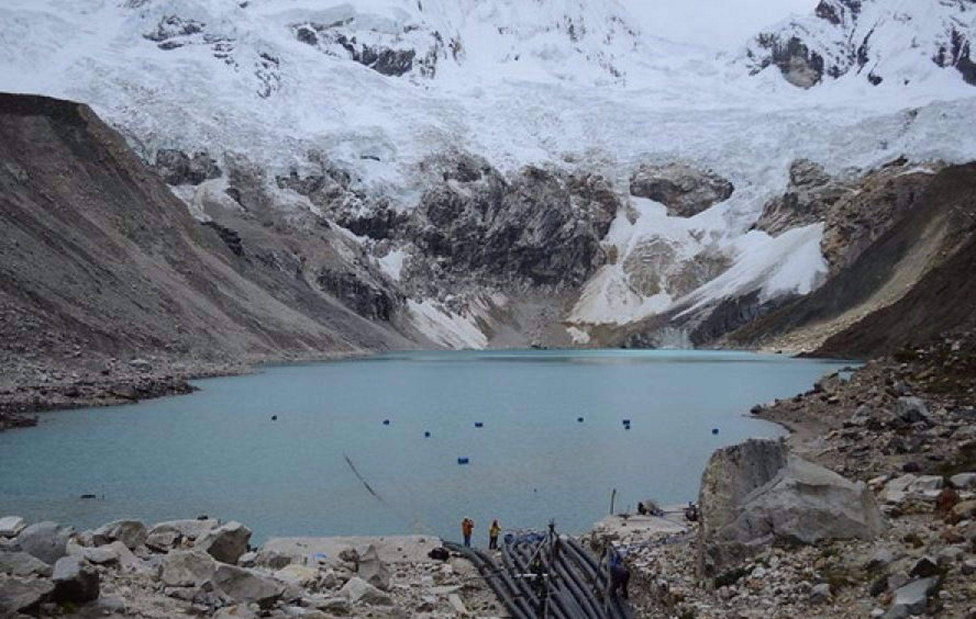Lago Palcacocha, al pie del glaciar Palcaraju, Perú / Foto: EP