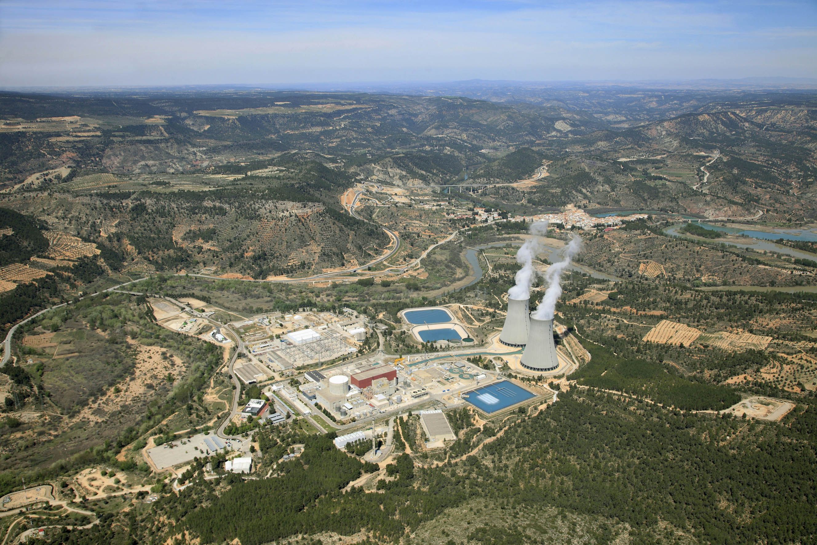 Vista aérea de la central nuclear de Cofrentes / Foto: EP