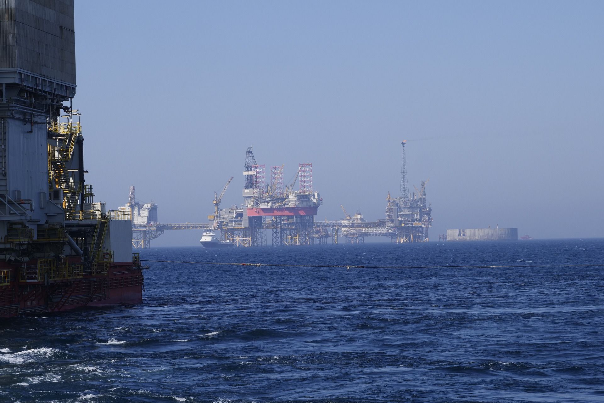 Prospeciones de hidrocarburos en el Mar Mediterráneo / Foto: Pixabay