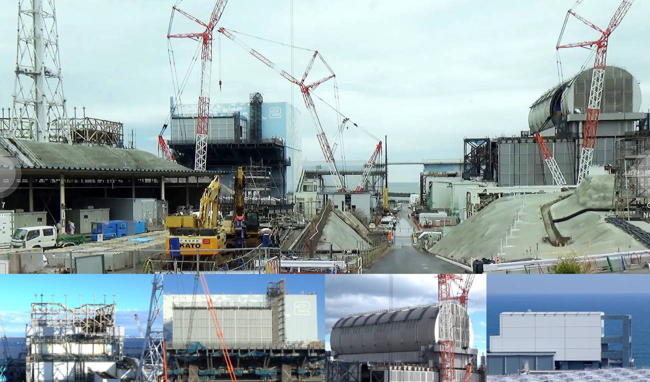 Imágenes recientes de la central de Fukushima Daiichi (Japón) / Imagen: SINC