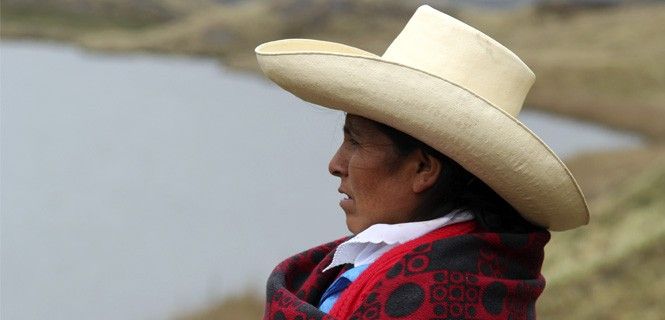 La peruana Máxima Acuña se opone a la ampliación de una mina / Foto: Goldman Environmental Foundation