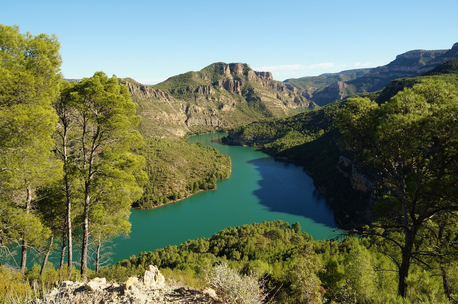 El Valle de Cofrentes, donde se encuentra de la central nuclear / Foto: Wikipedia