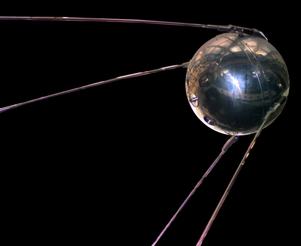Satélite soviético Sputnik 1. Contaminación lumínica / Imagen: Wikipedia