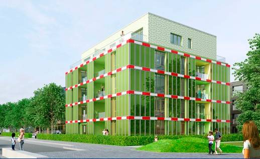 El edificio cubierto de plantas. / Foto: Norddeutscher Rundkunf