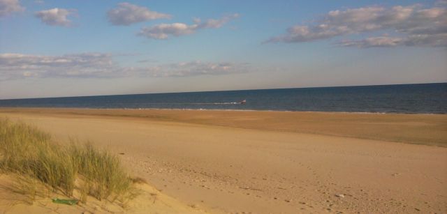 Playa de Nueva Umbría, en el Paraje Natural Marismas del Río Piedras y Flecha del Rompido / Foto: Daniel Toscano Díaz - Wikimedia