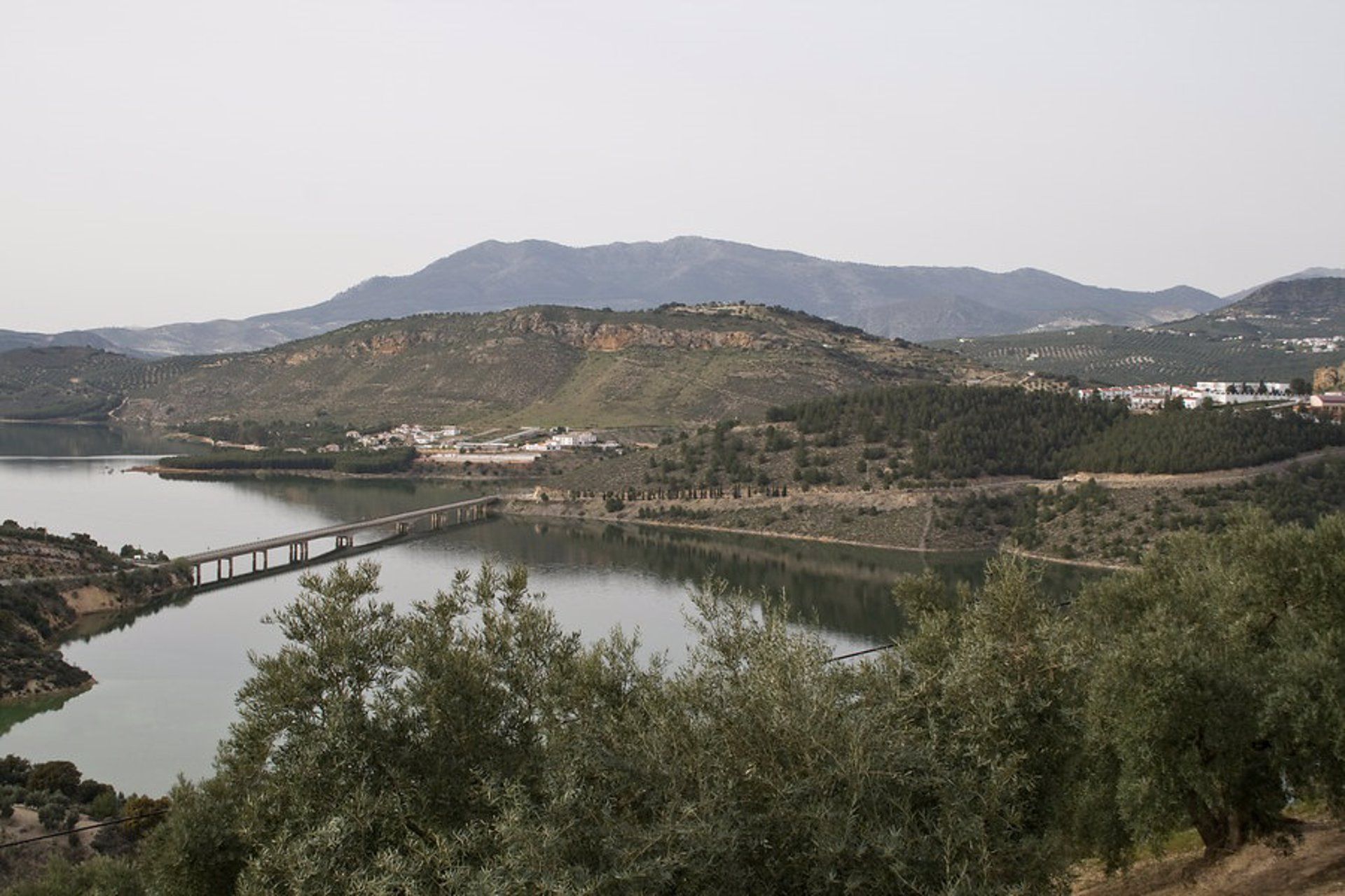 El embalse de Iznájar (Málaga). Sequía en Andalucía / Foto: EP