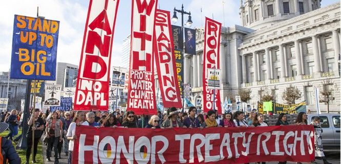 Manifestación en San Francisco en contra del proyecto / Foto: Pax Ahimsa Gethen - Wikipedia